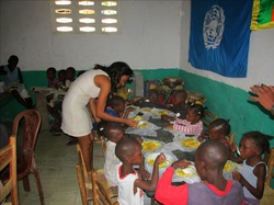 Déchargement du voilier 