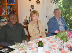 Déjeuner en l'honneur du Père Sermonfils AUGUSTE à Courcoury