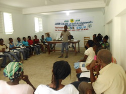 ELISA et SMLH présents en Haïti (banderoles AFAM)