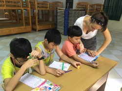 Les Gepetrotteuses à la Maison d'Amour de Thu Duc