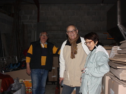 Opération mise en cartons de cartables