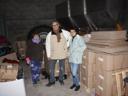 Opération mise en cartons de cartables