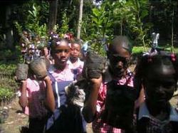 Reboisement de Marbial : opération jardins scolaires