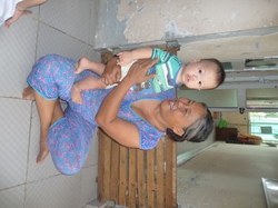 Visite de l'orphelinat Hanoi 2 (Vietnam) le 25 juin 2014