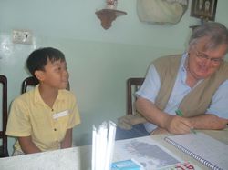 Visite de la Maison d'Amour de Thu Duc à Ho Chi Minh Ville, le 17 juin 2014