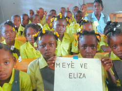 Voeux 2015 des enfants de l'Ecole Ste Anne (Haïti)